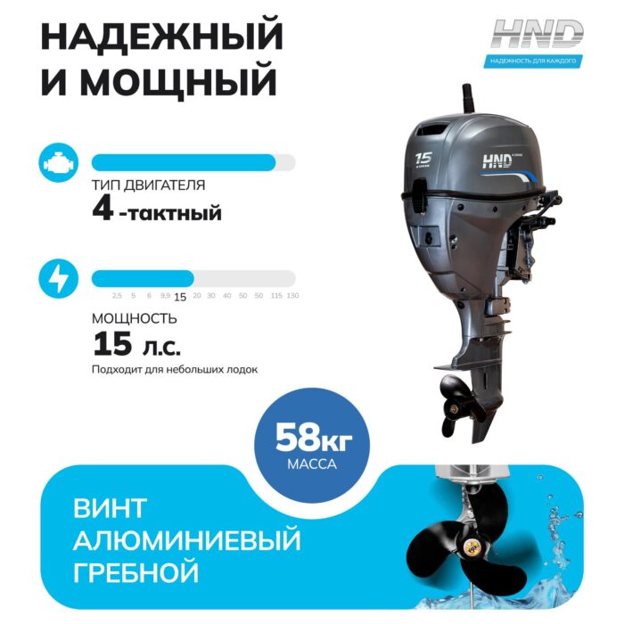 Лодочный мотор Honda HND OB15 FHS