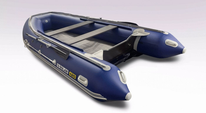 Лодка надувная моторная Solar-420 jet tunnel